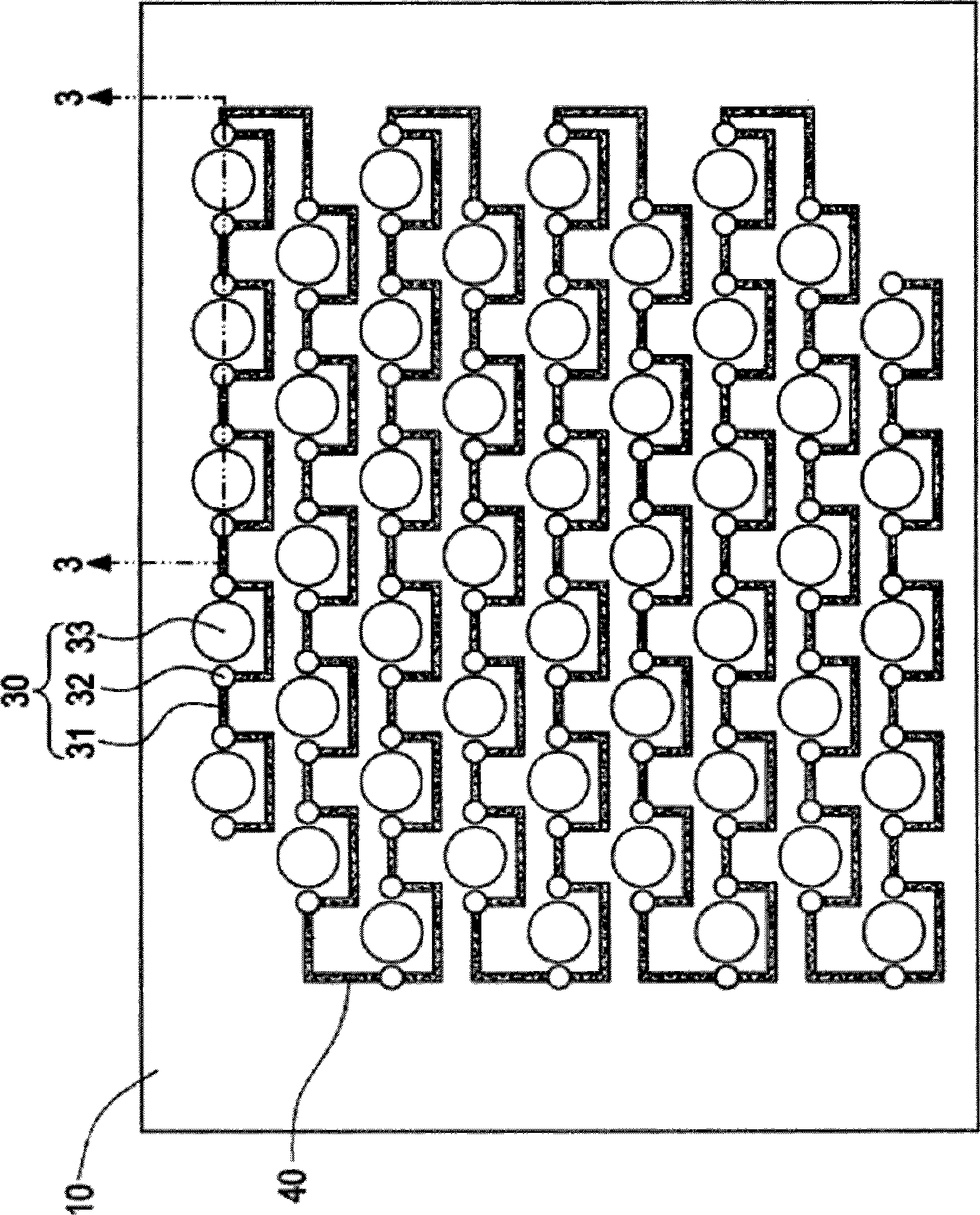 Combined structure and method of radiator and circuit
