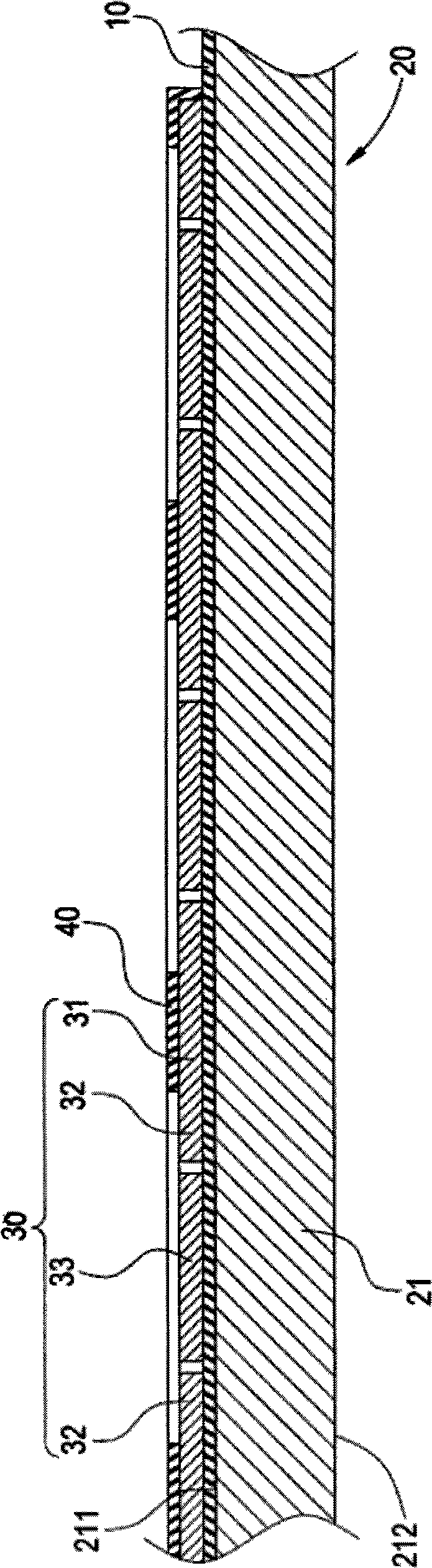 Combined structure and method of radiator and circuit
