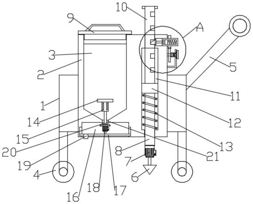 Fertilizing device for honey pomelos