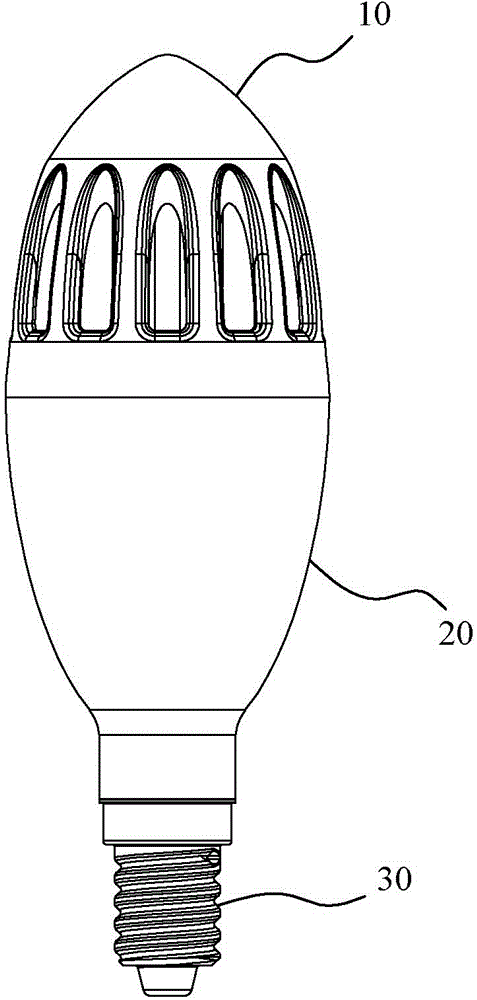 Light emitting diode (LED) lamp structure