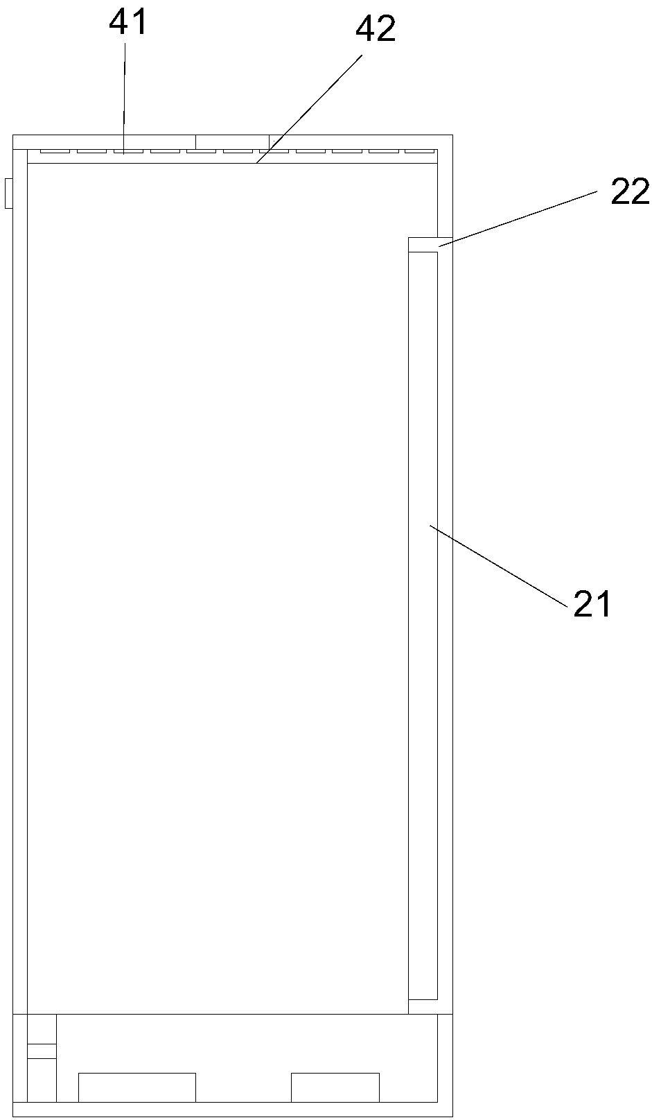 Device combining transparent screen and mechanical interaction