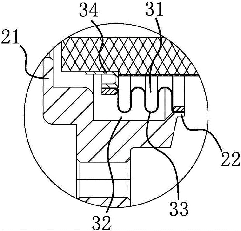 Medium-voltage electrical penetrating member ceramic component