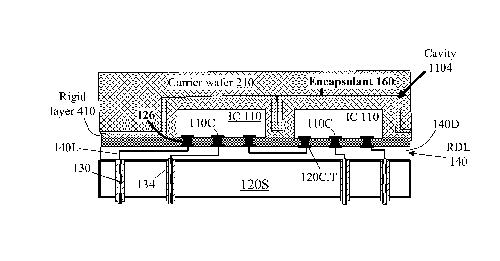 Integrated circuit assemblies with rigid layers used for protection against mechanical thinning and for other purposes, and methods of fabricating such assemblies