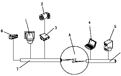 Laser weighing system for belt conveying and weighing method thereof