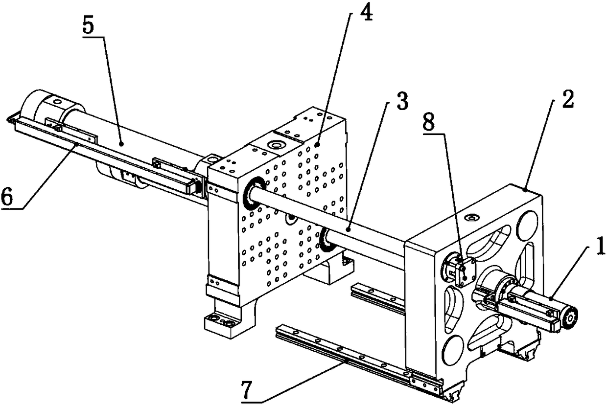 Mold closing mechanism of injection molding machine