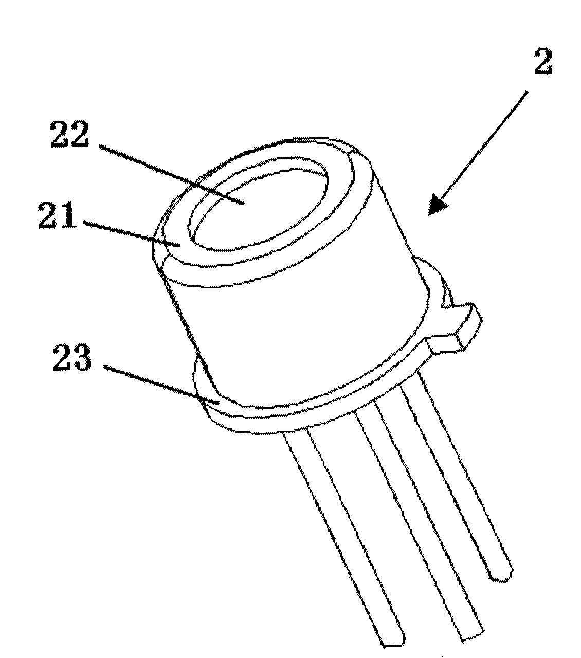 Circuit parameter demarcating method for photodetector for direct coupling and apparatus thereof