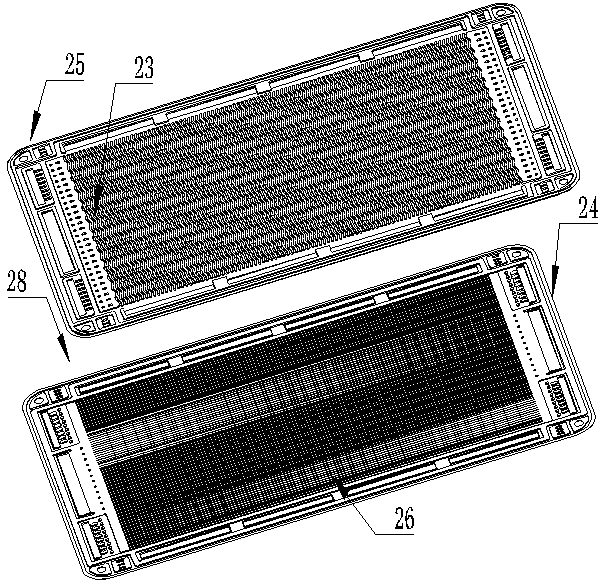 Fuel cell metal bipolar plate and fuel cell