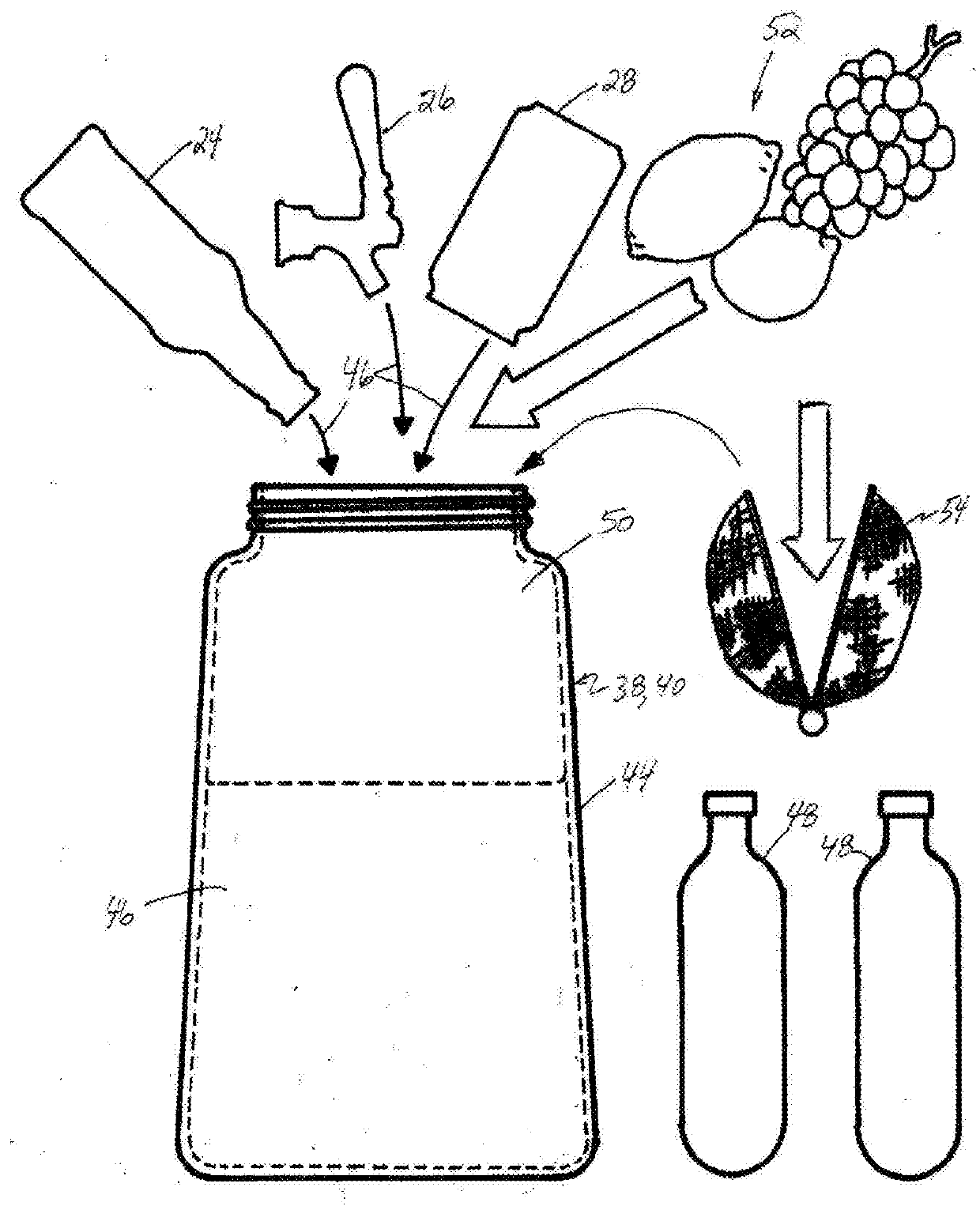 Apparatus and method for enhancing presentation of a beverage