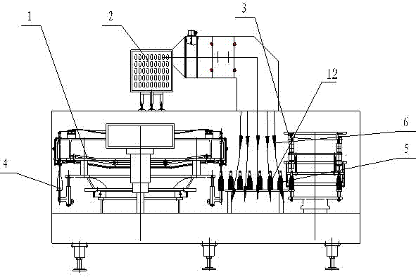Air purifying device for glass bottled draught beer filling line