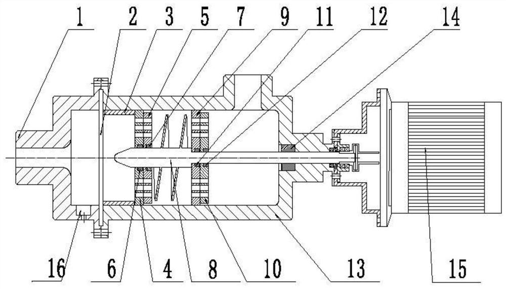 Sewage cavitation degradation treatment device