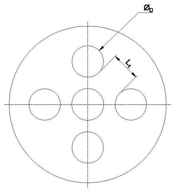 Sewage cavitation degradation treatment device