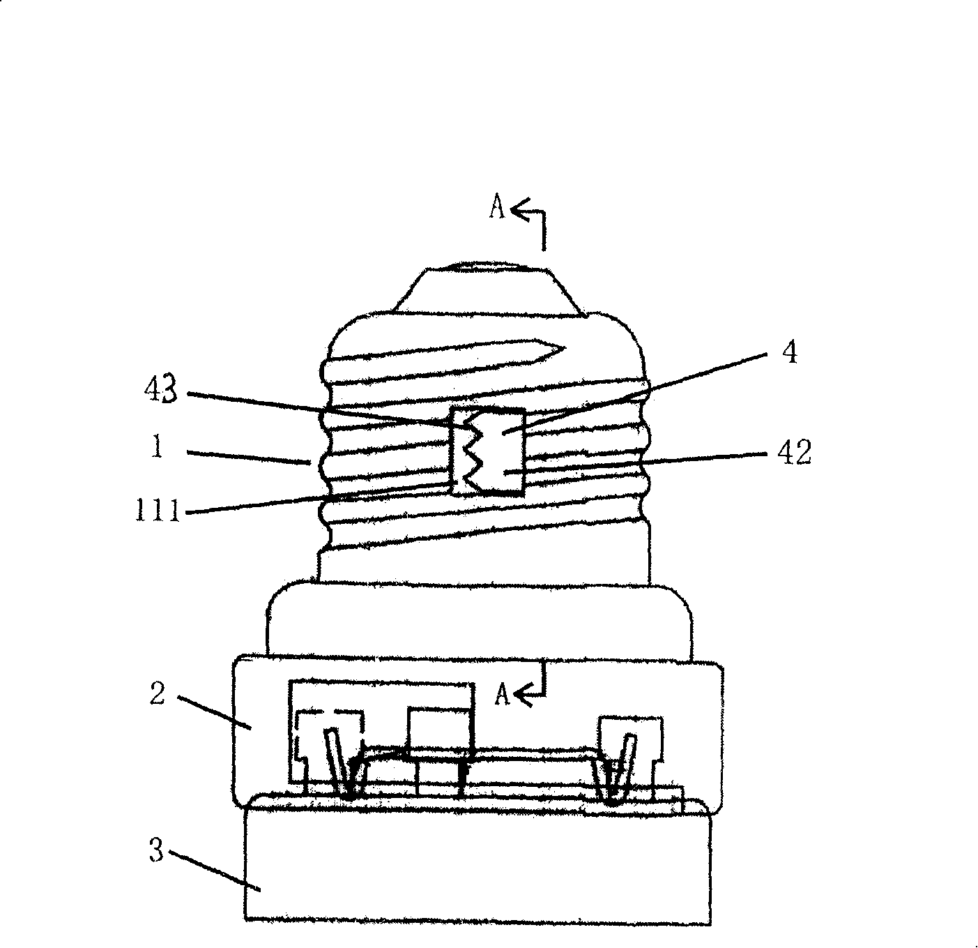 Lamp head conversion device