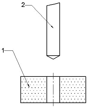 Forming method of hard alloy threaded hole