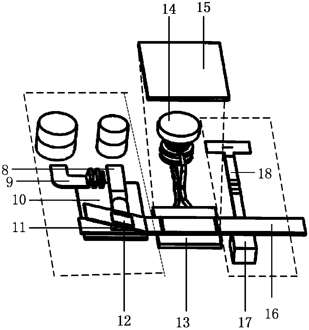 Nucleic acid extraction, amplification and detection integrated device and its manufacturing method and detection method