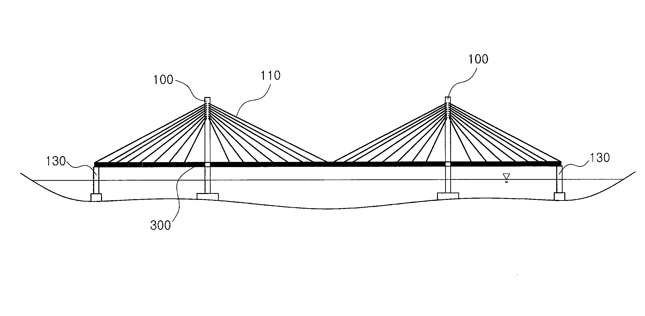 Constructing method of cable-stayed bridge and temporary cable therefor
