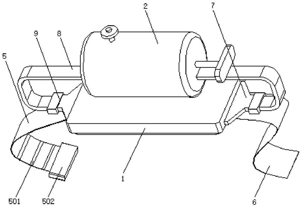 A surgical incision recovery nursing and disinfection device