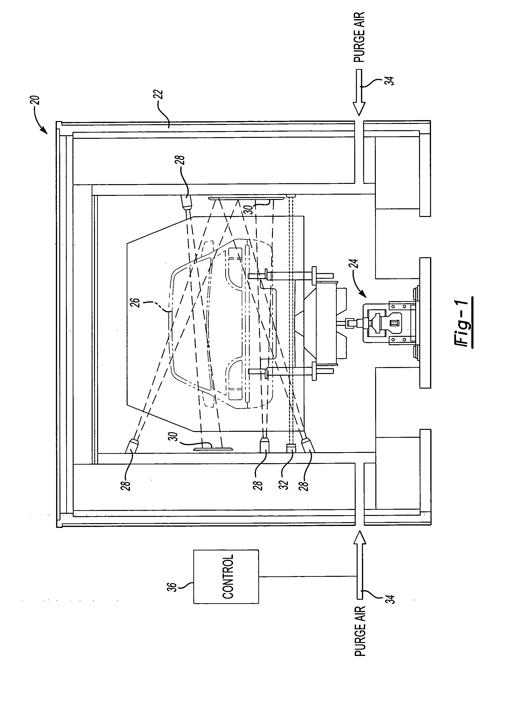 Paint oven monitoring system