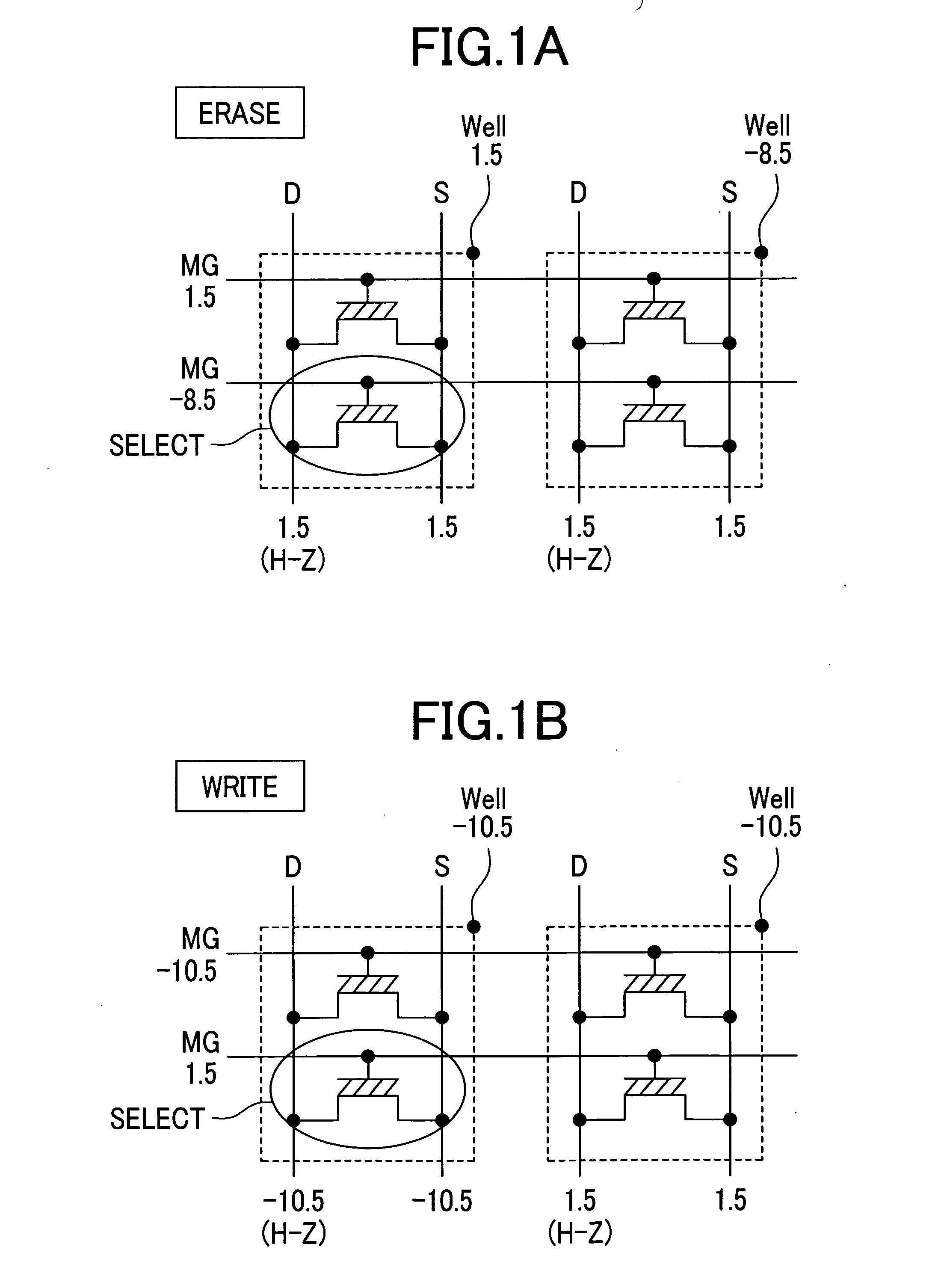 Non volatile semiconductor memory device