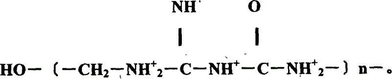 Process for preparing wet type paint coagulating agent and its application
