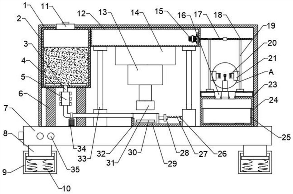 Generator valve seat ring machining device