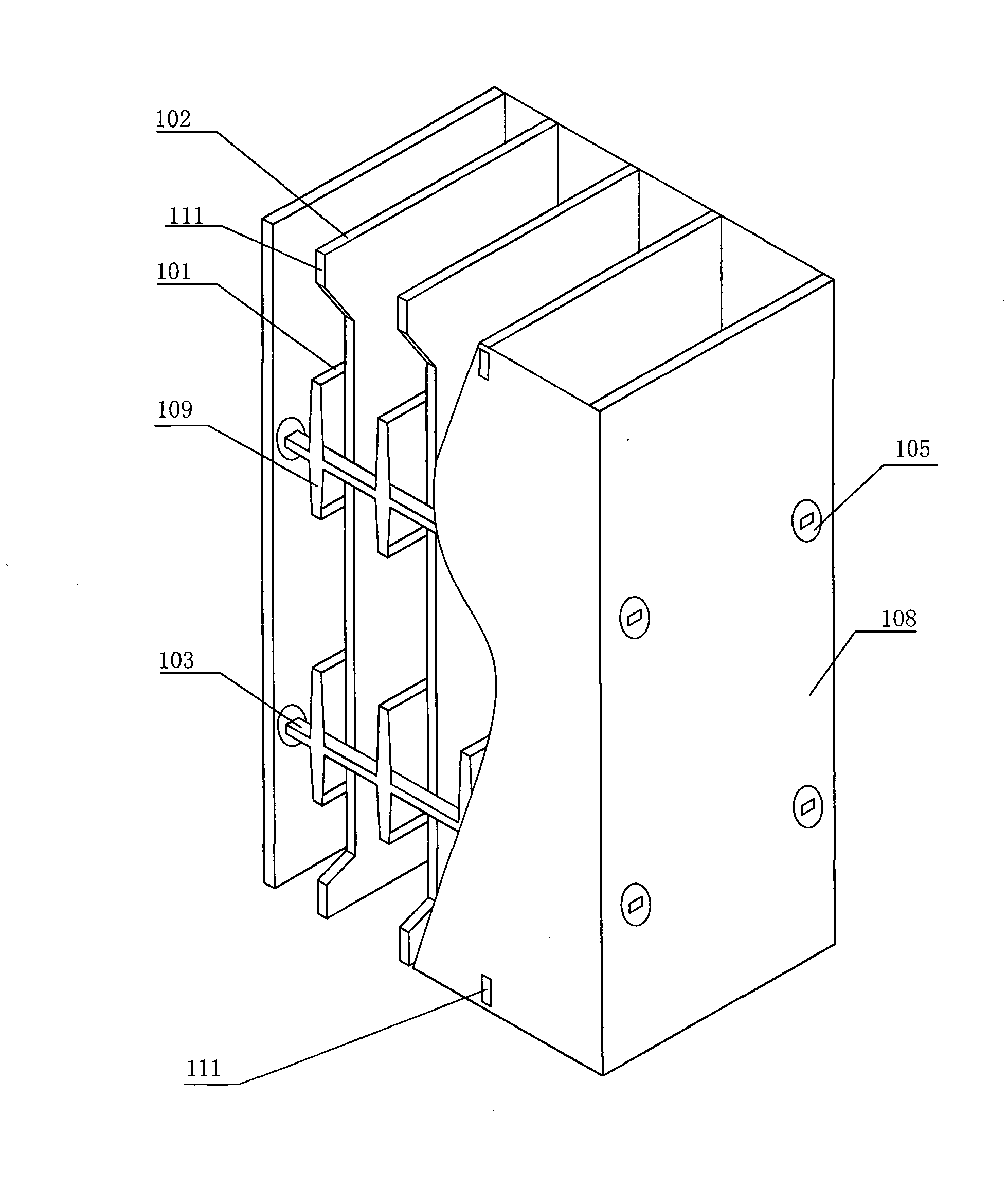Device for sterilizing and purifying air in tunnel