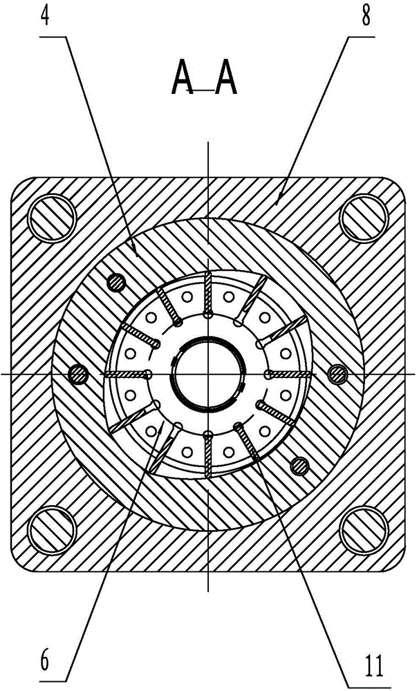 Vehicle hydraulic vane pump motor and its switching control hydraulic system