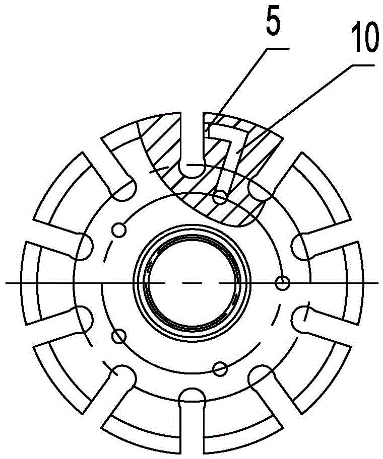 Vehicle hydraulic vane pump motor and its switching control hydraulic system