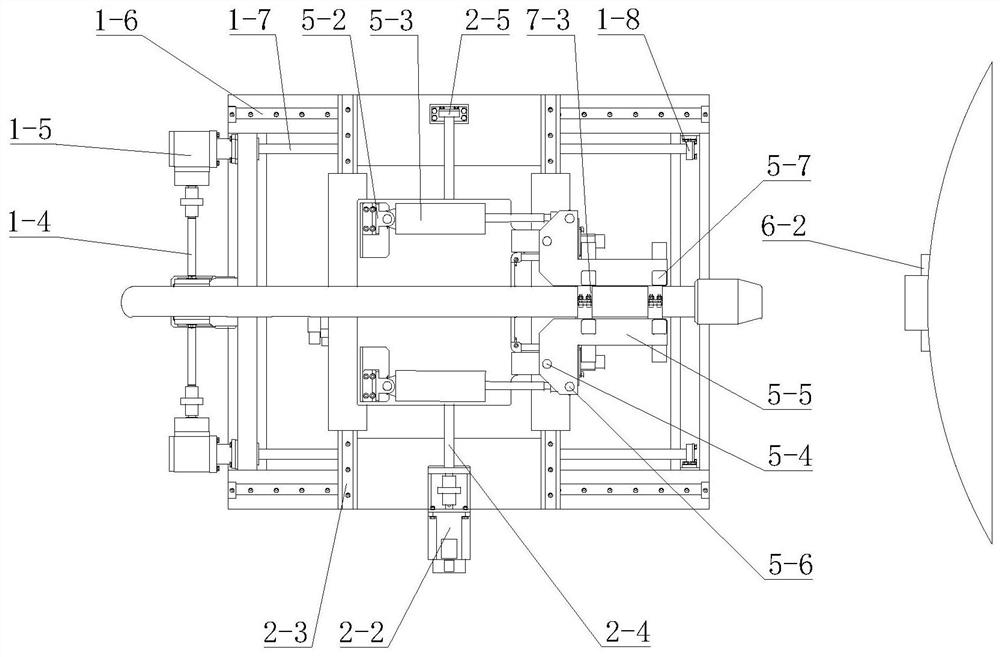 A Cartesian coordinate flexible contactless connector automatic docking device and method