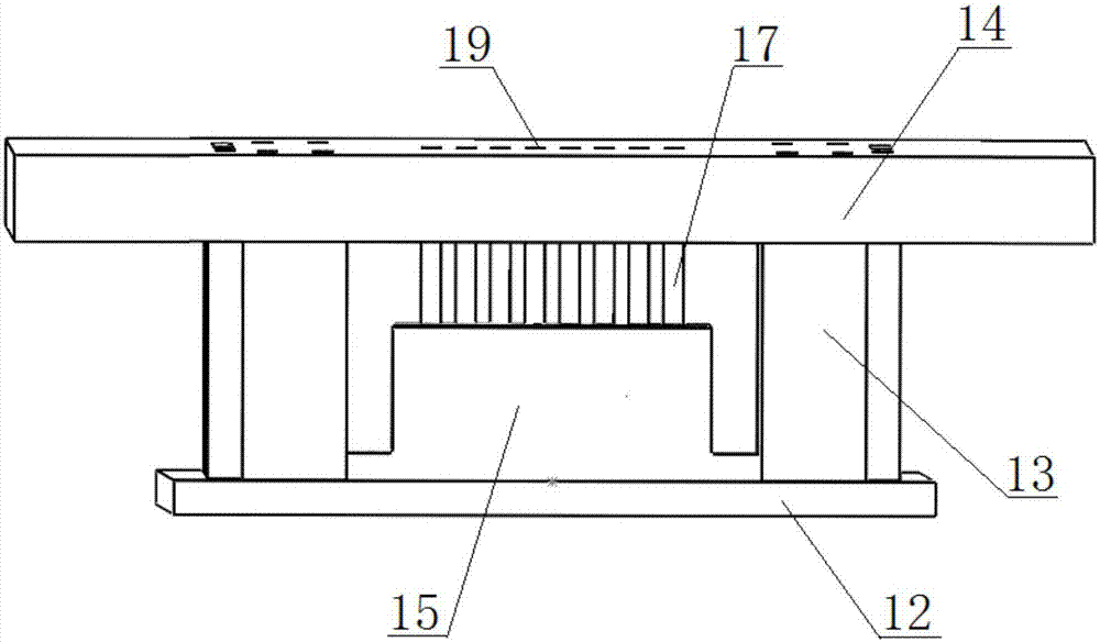 Tire-pavement three-dimensional force measuring device and measuring method thereof