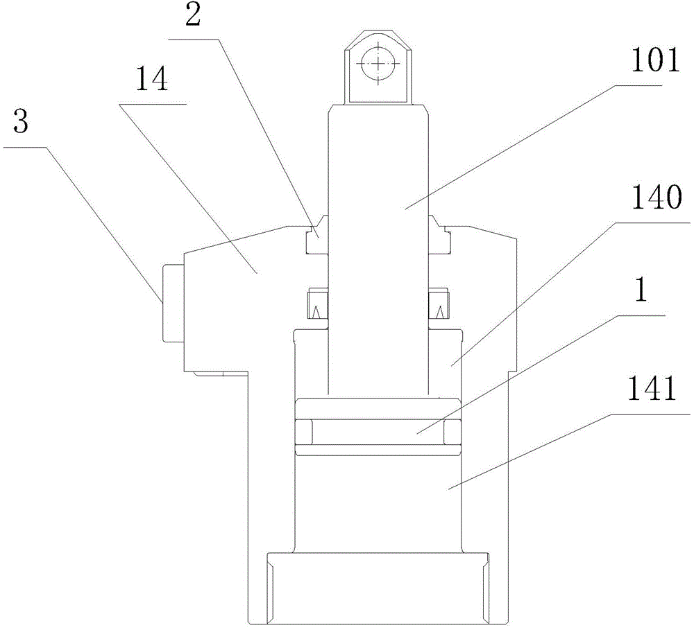 Pressure-maintaining push-pull cylinder and clamping device using the same