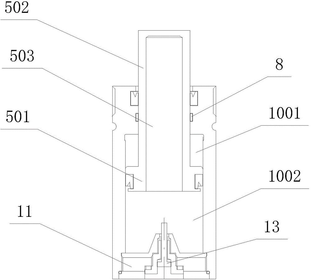 Pressure-maintaining push-pull cylinder and clamping device using the same