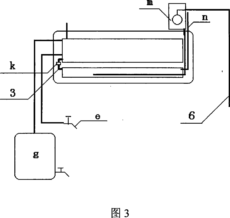 Solar energy boiled water tank