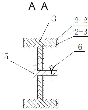 Sleeve combination tool type platform of cantilever scaffold and operating method thereof