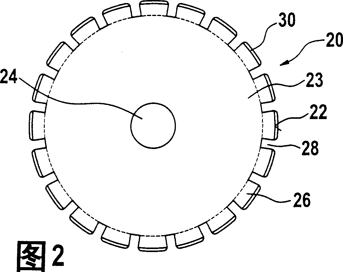 Cutoff wheel for hand power tools