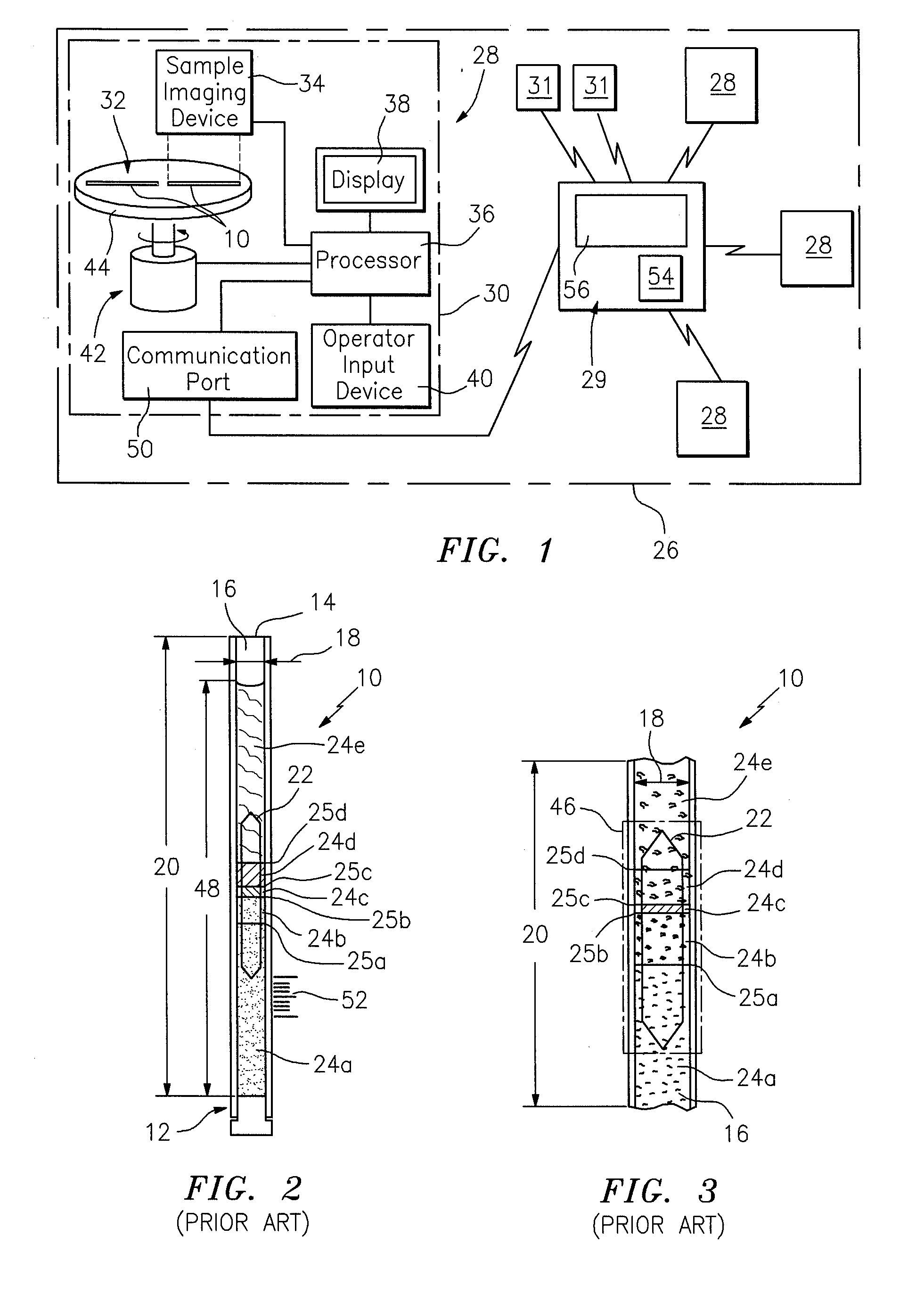 Method and apparatus for remotely performing hematologic analysis utilizing a transmitted image of a centrifuged analysis tube