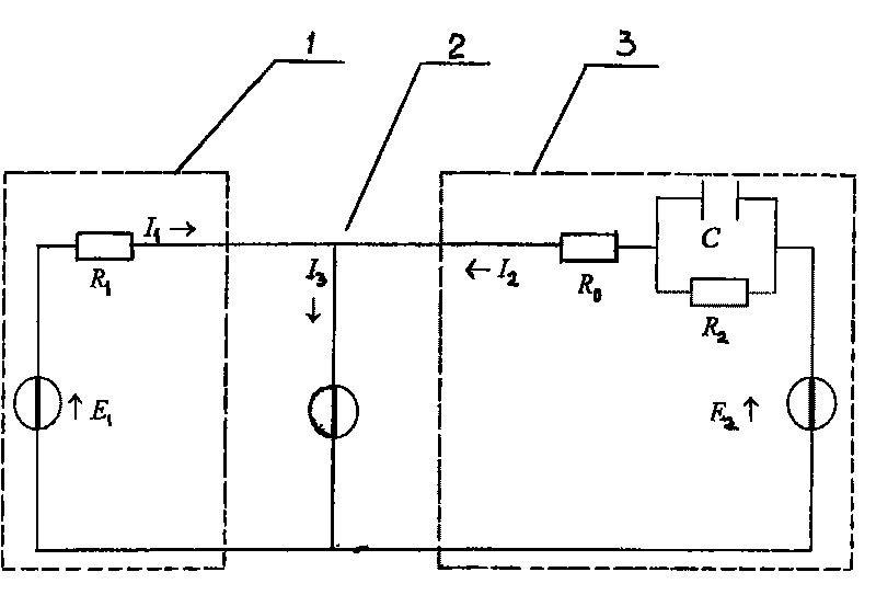 Method for measuring internal resistance of storage battery based on differential equation