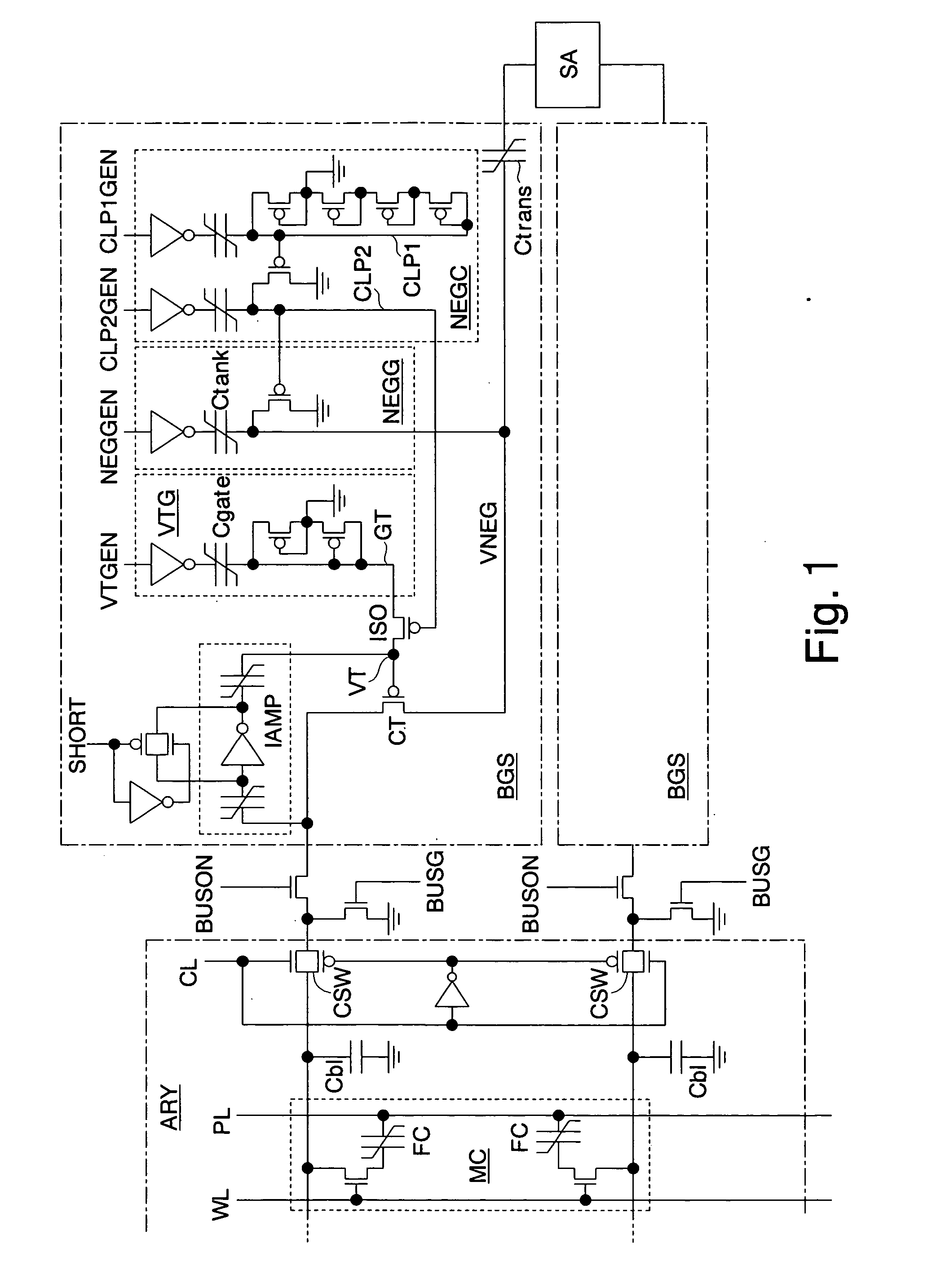 Ferroelectric memory and data reading method for same