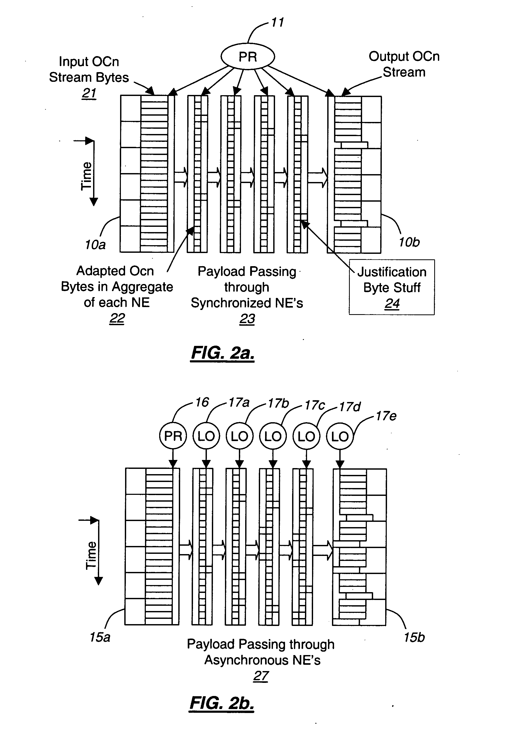 Externally synchronized optical transport network systems and associated methods