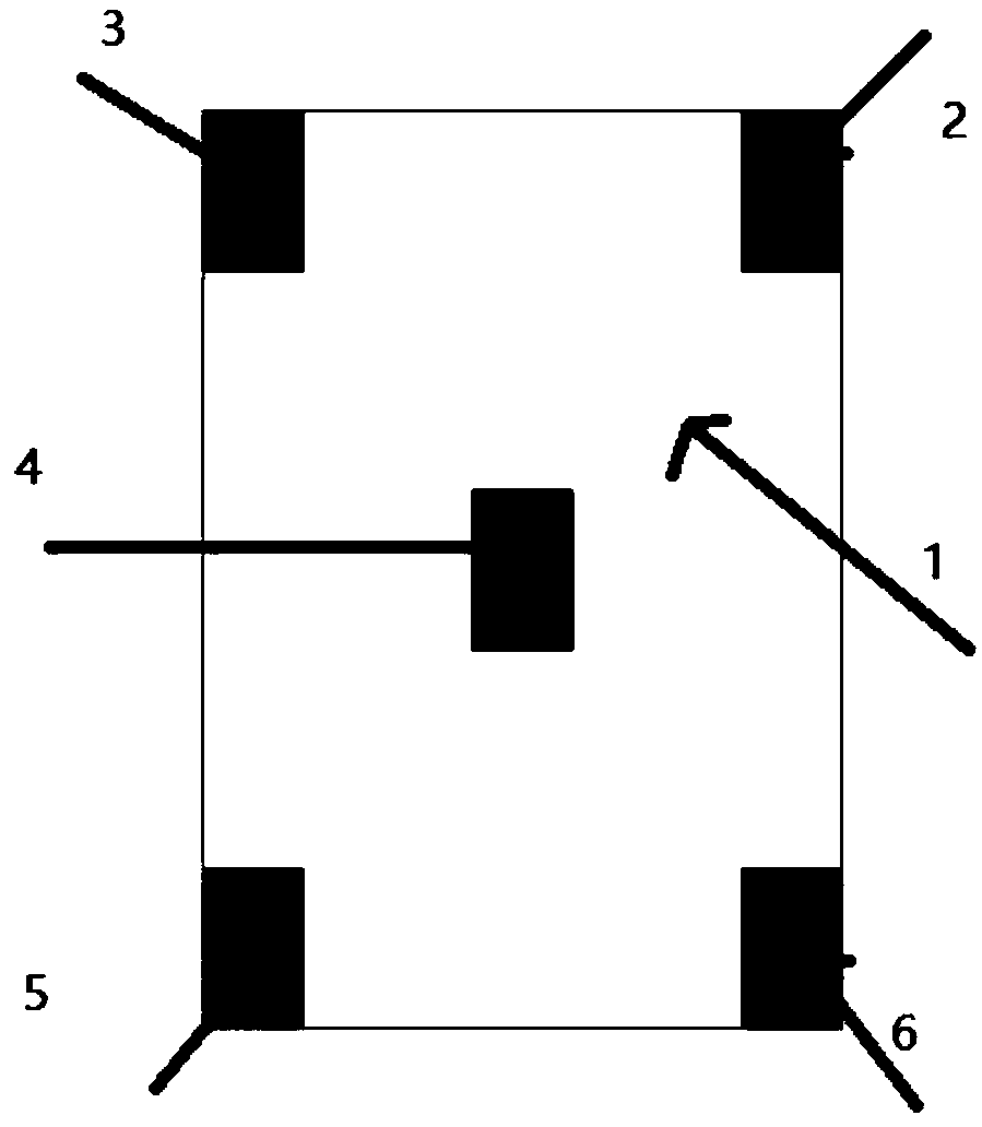 Tactile feedback device based on touch screen multi-point vibration mode, and control method thereof