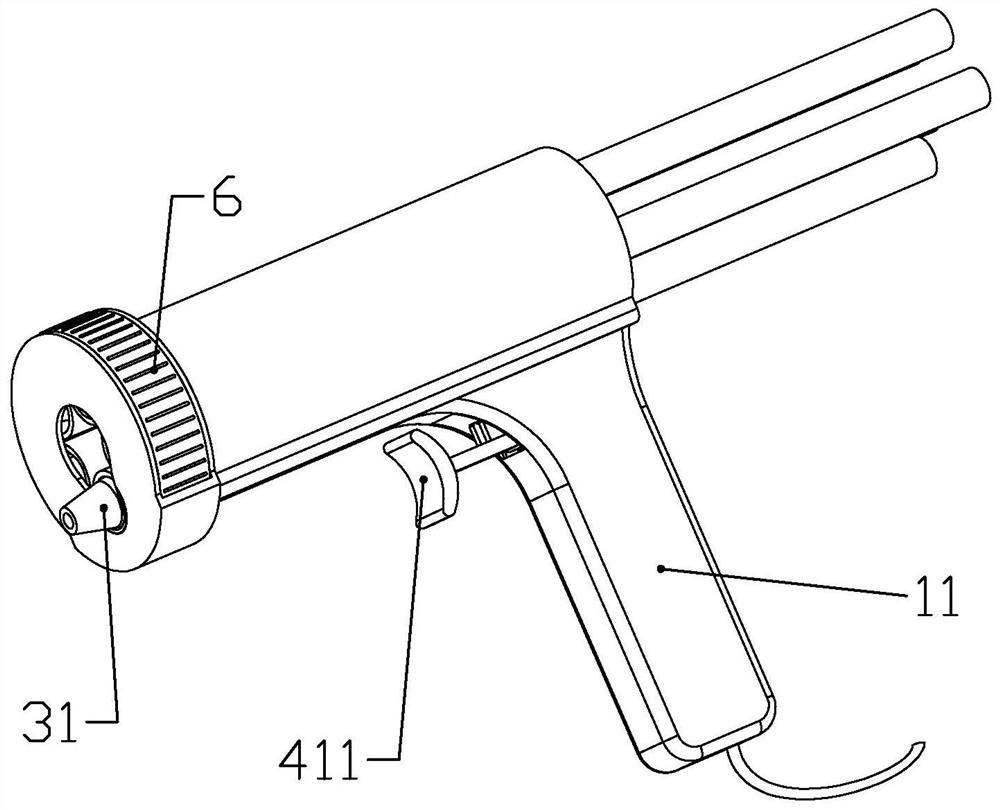 Novel glue gun