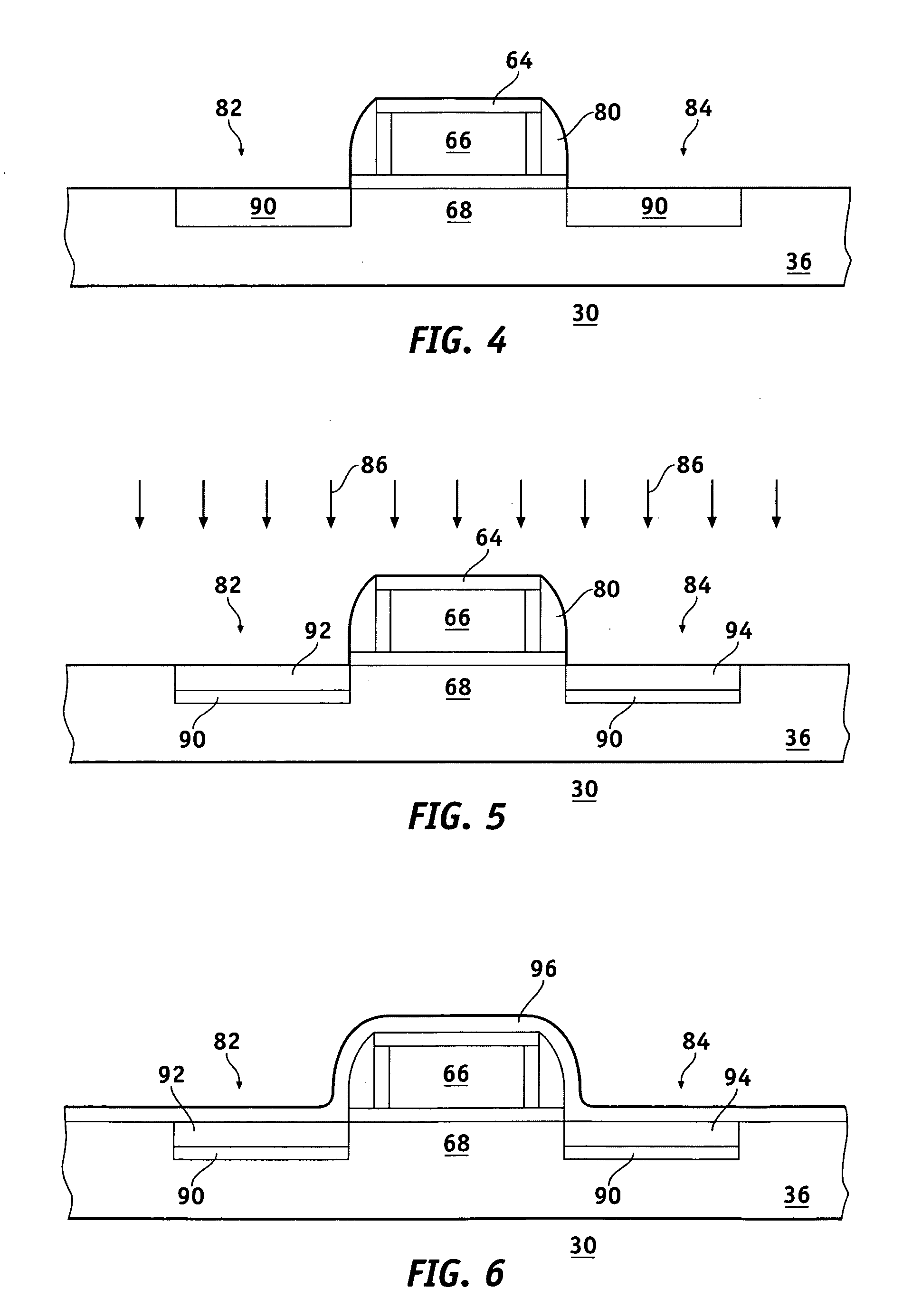 Methods for fabricating a stressed MOS device