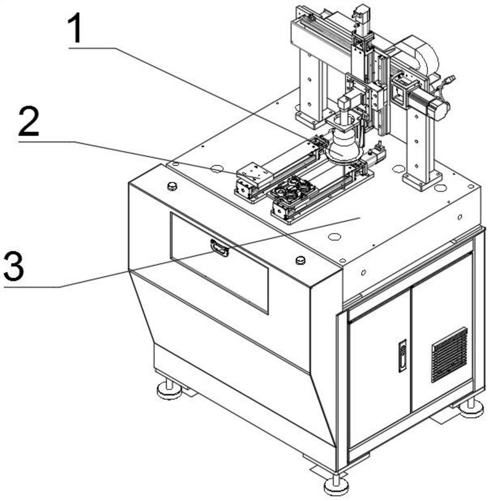 Brocade silk yarn 3D position degree detection device