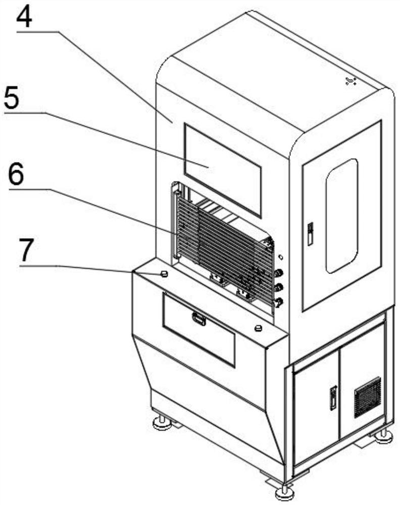 Brocade silk yarn 3D position degree detection device