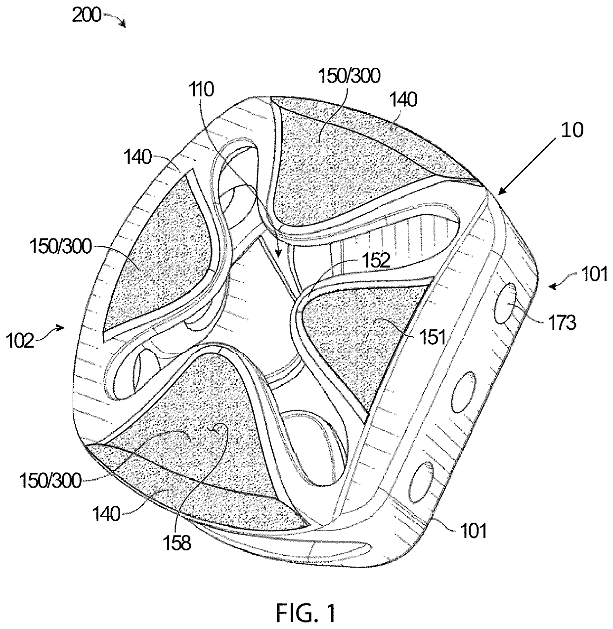 Dynamic intervertebral spacer implant