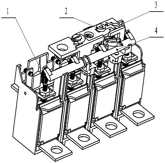 A tripping device with adjustable protection level used in molded case circuit breakers