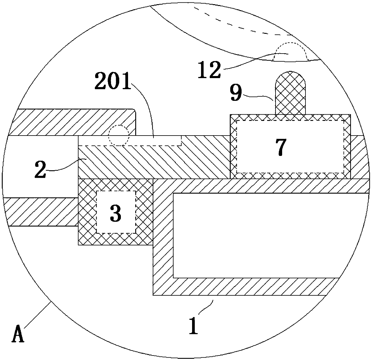 Bearing ring and its fixing seat mechanism device