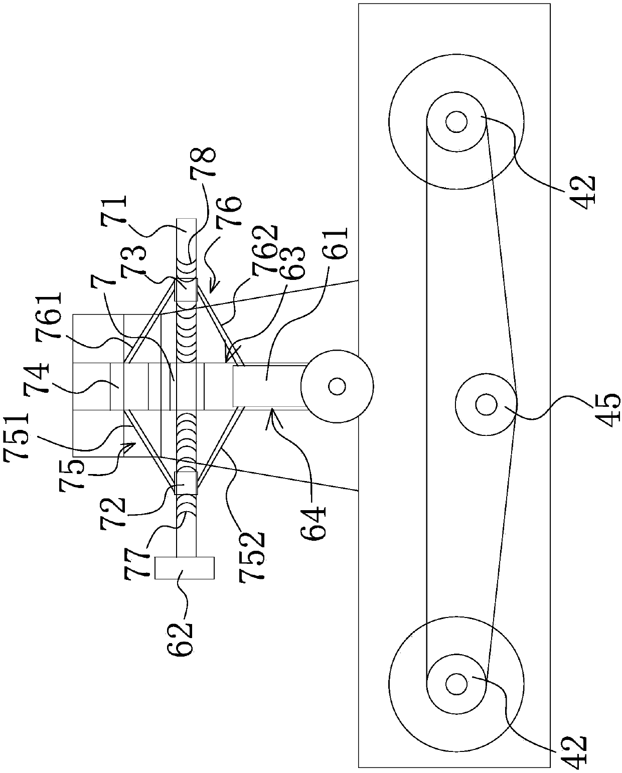 Hand-shaken type workpiece roll bending machine