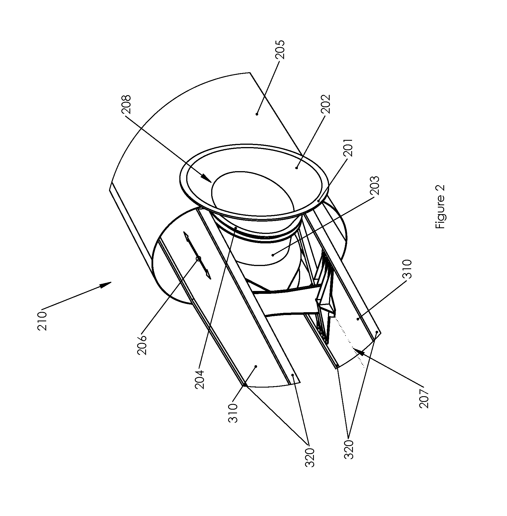 Strain isolated attachment for one-piece wind turbine rotor hub