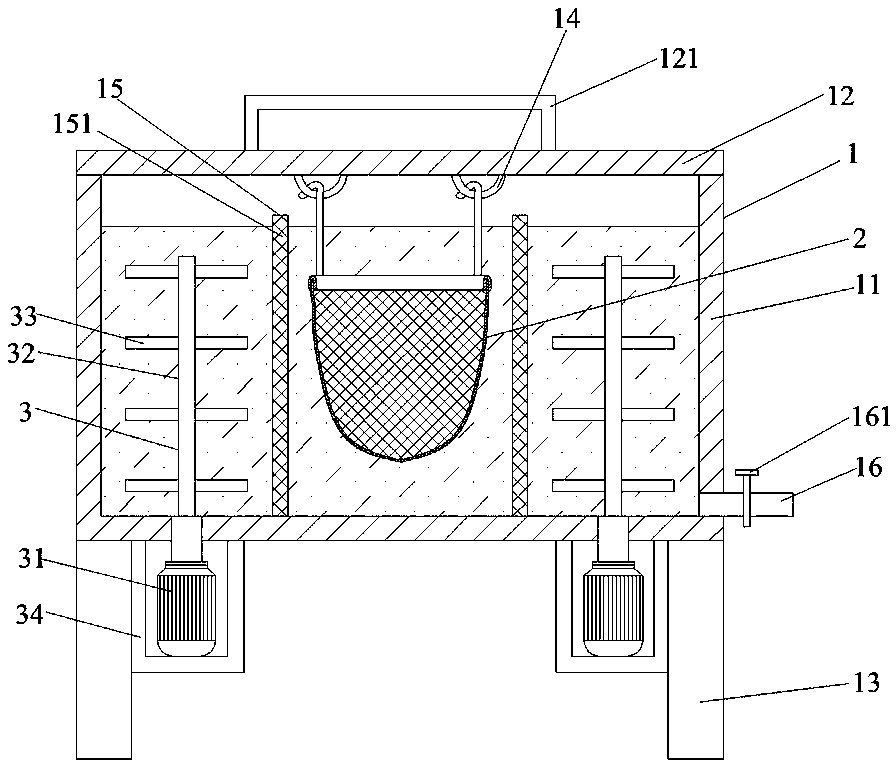 Disinfection device for lotus seeds