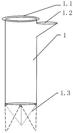 Soft soil foundation excitation well digging device and construction method thereof